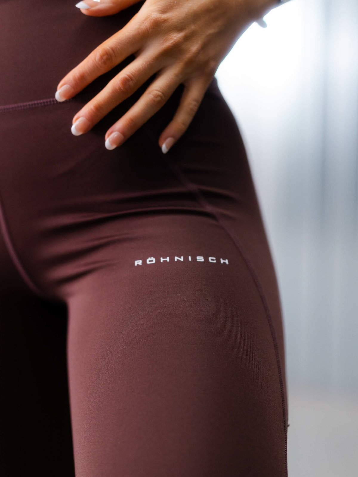 Röhnisch Flattering Curved High Waist Tights Deep Mahogney