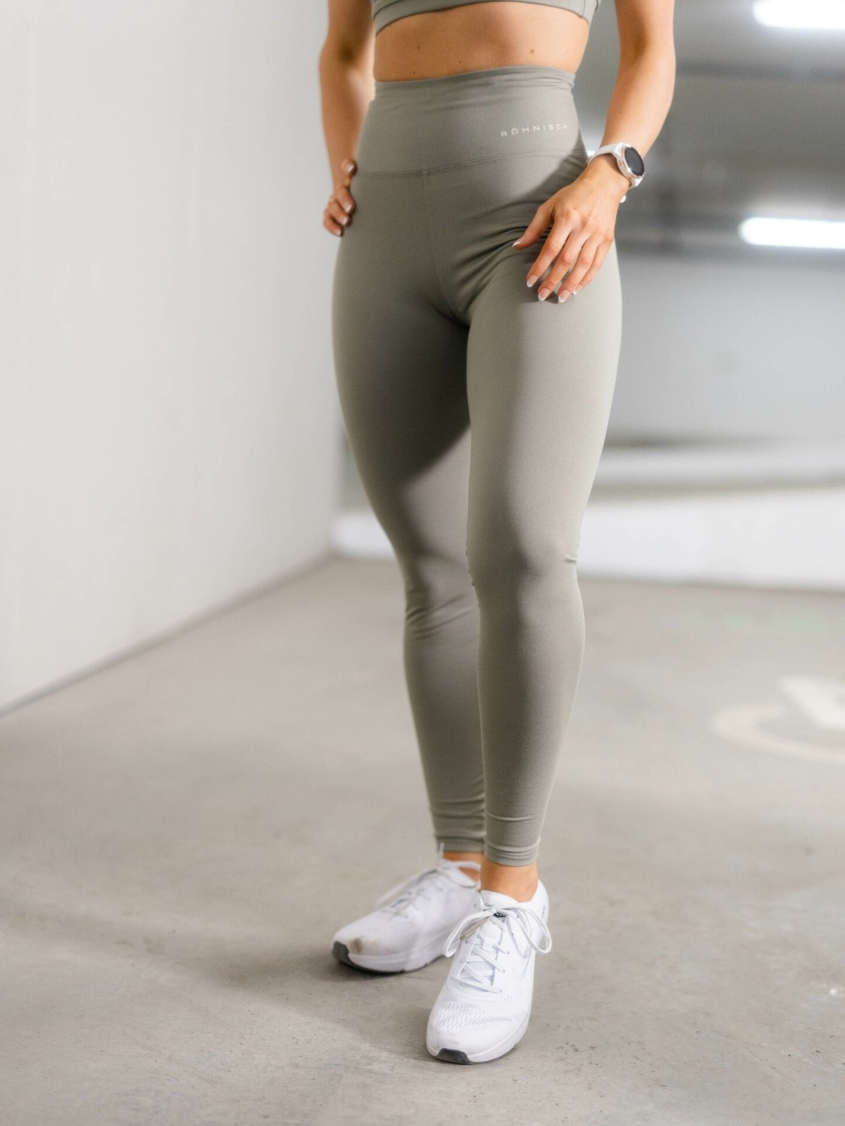 Röhnisch Soft High Waist Tights Vetiver Green