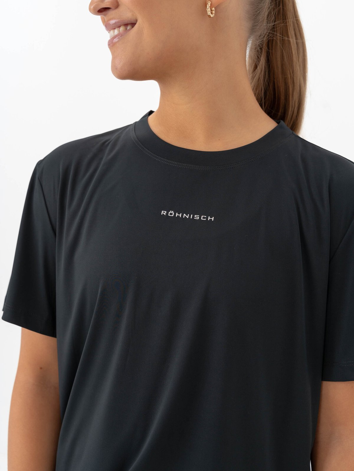 Röhnisch Court Loose Tee Black