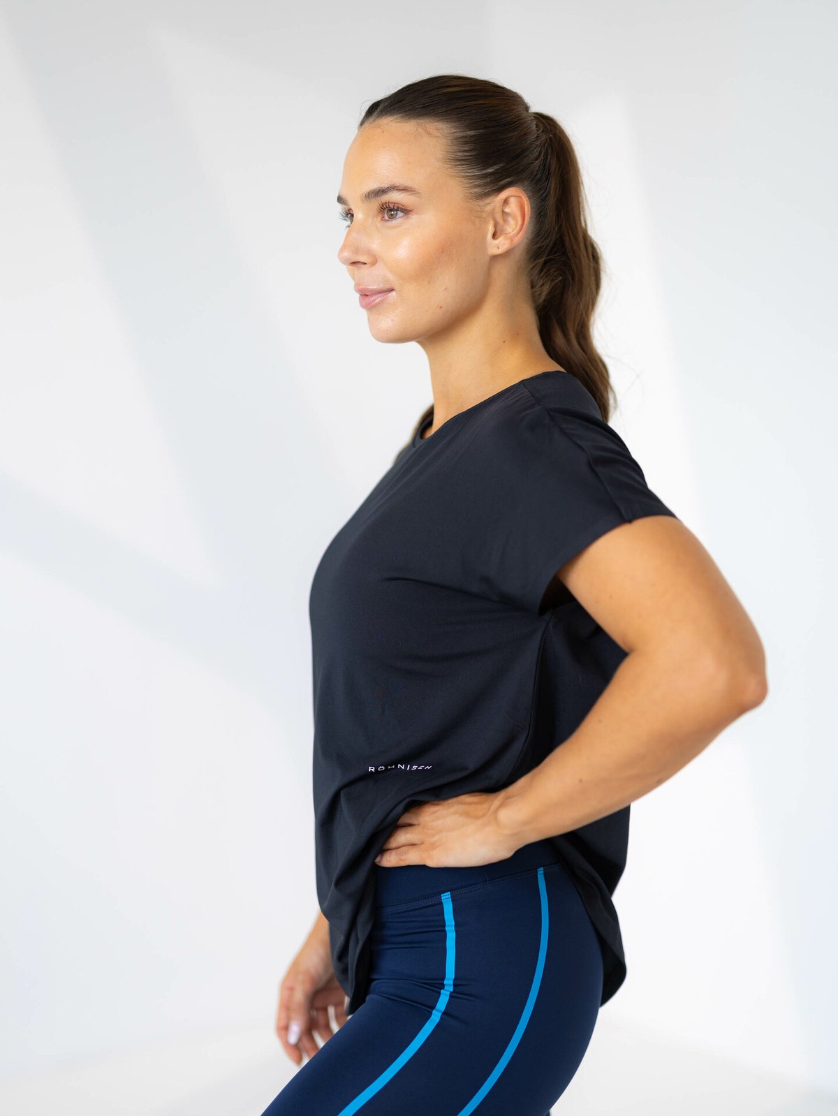 Röhnisch Jersey Loose Tee Black