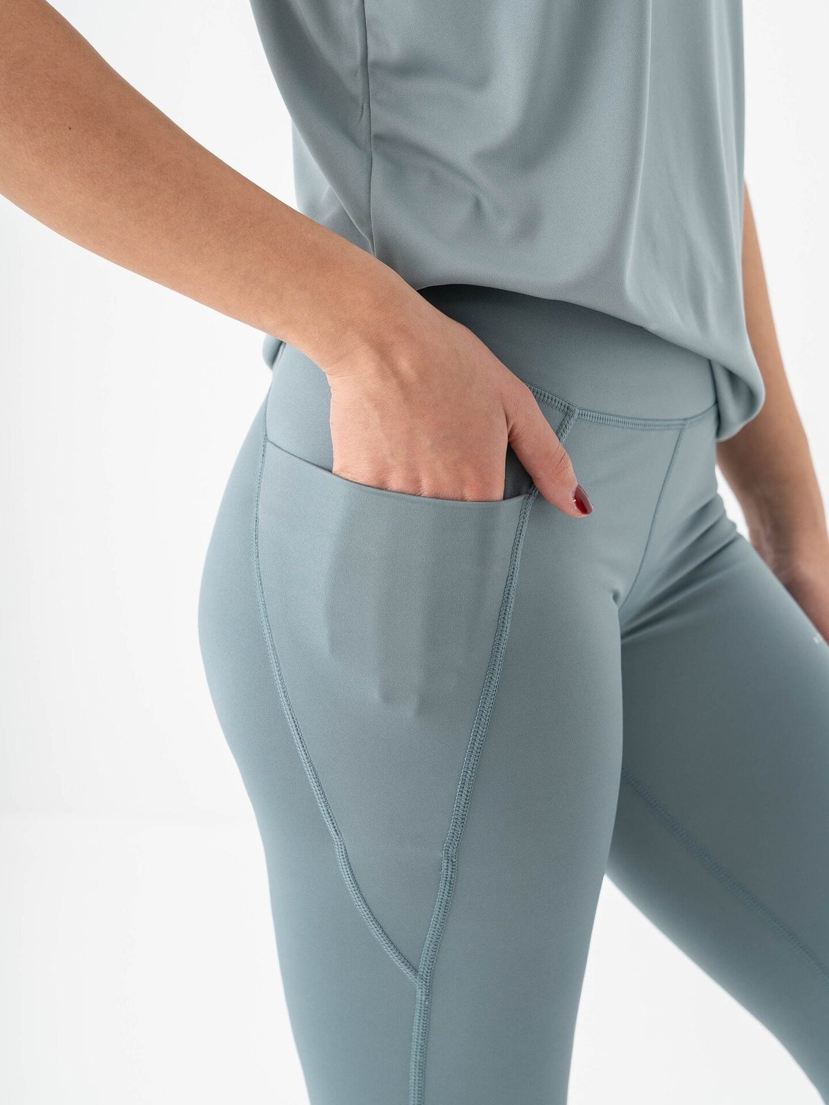 Röhnisch Flattering High Waist Tights Stormy Sea