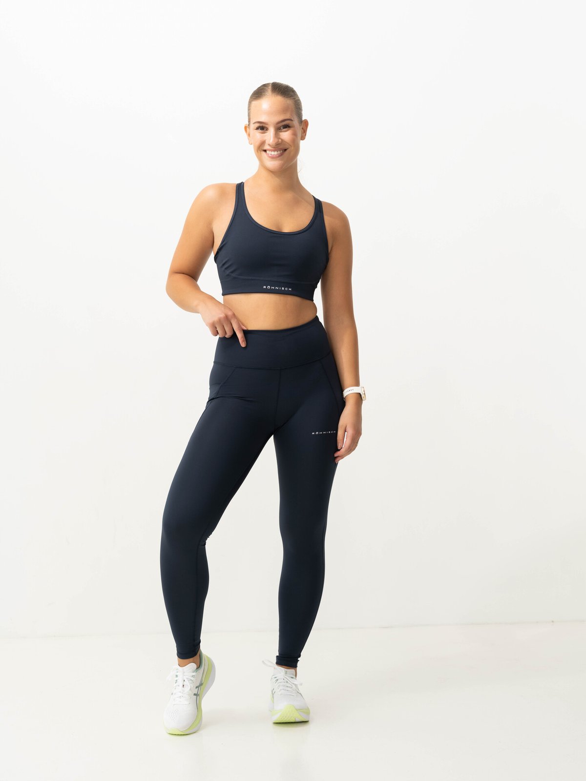 Röhnisch Flattering High Waist Tights Space Navy