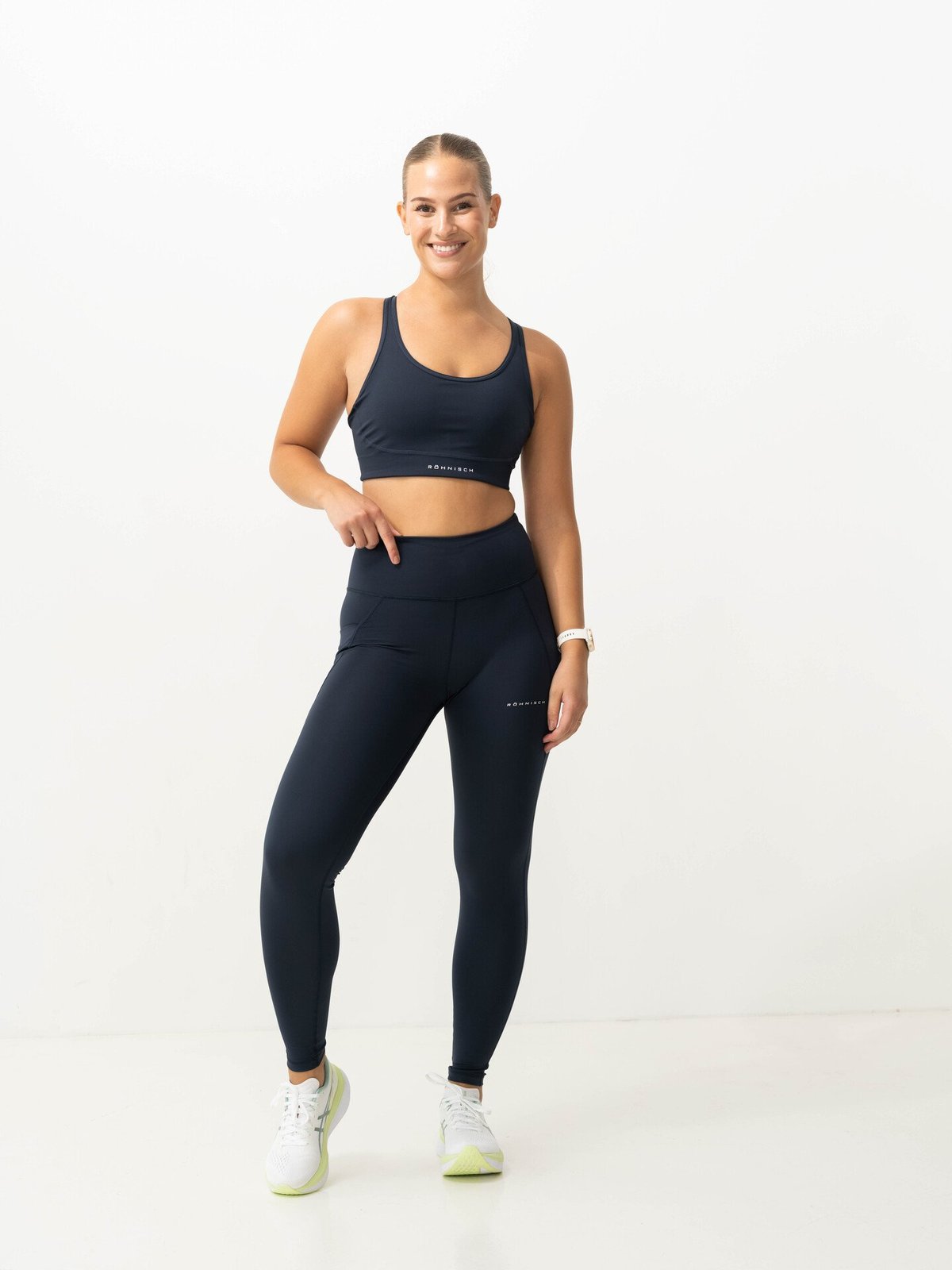 Röhnisch Flattering High Waist Tights Space Navy