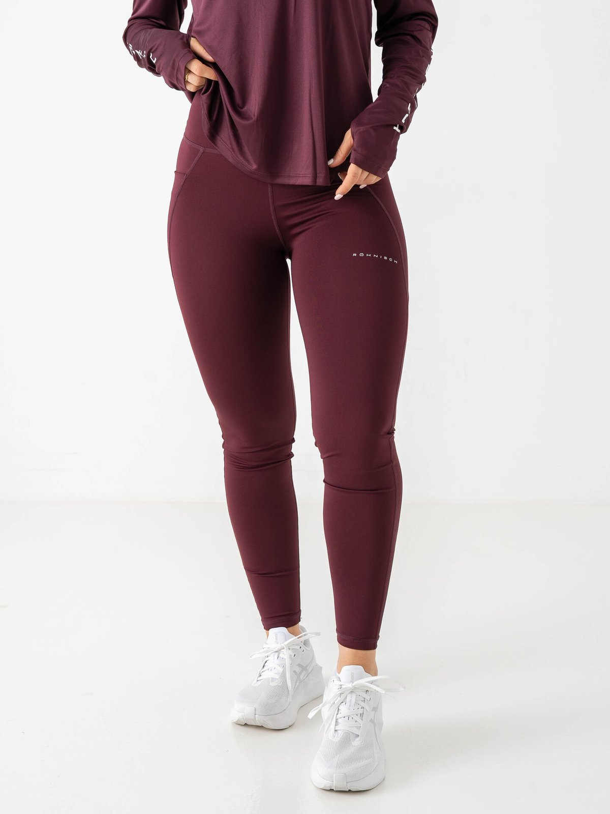 Röhnisch Flattering High Waist Tights Burgunder