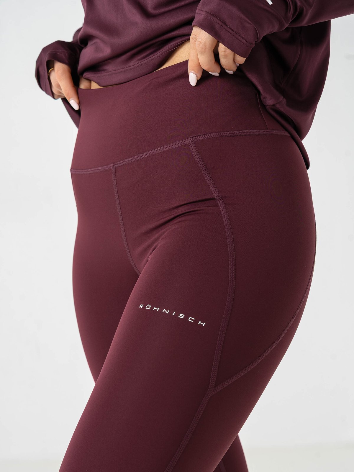 Röhnisch Flattering High Waist Tights Burgunder