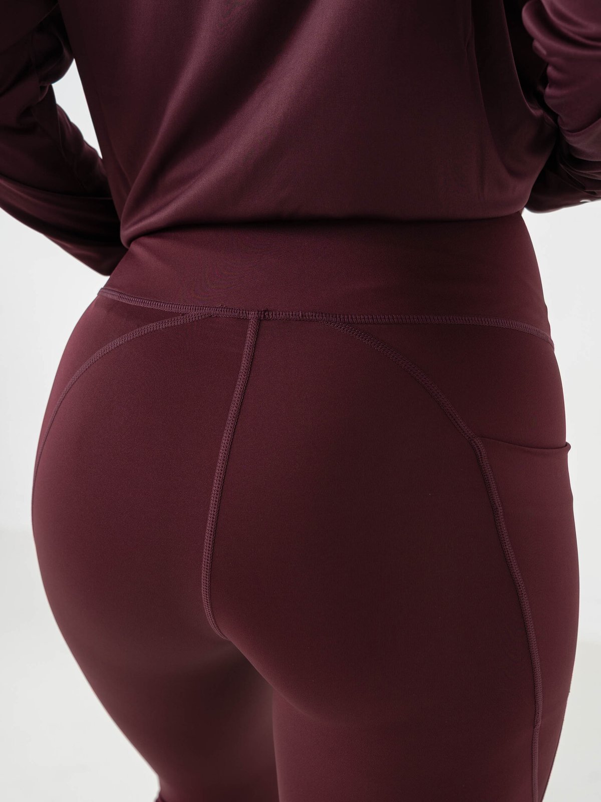 Röhnisch Flattering High Waist Tights Burgunder