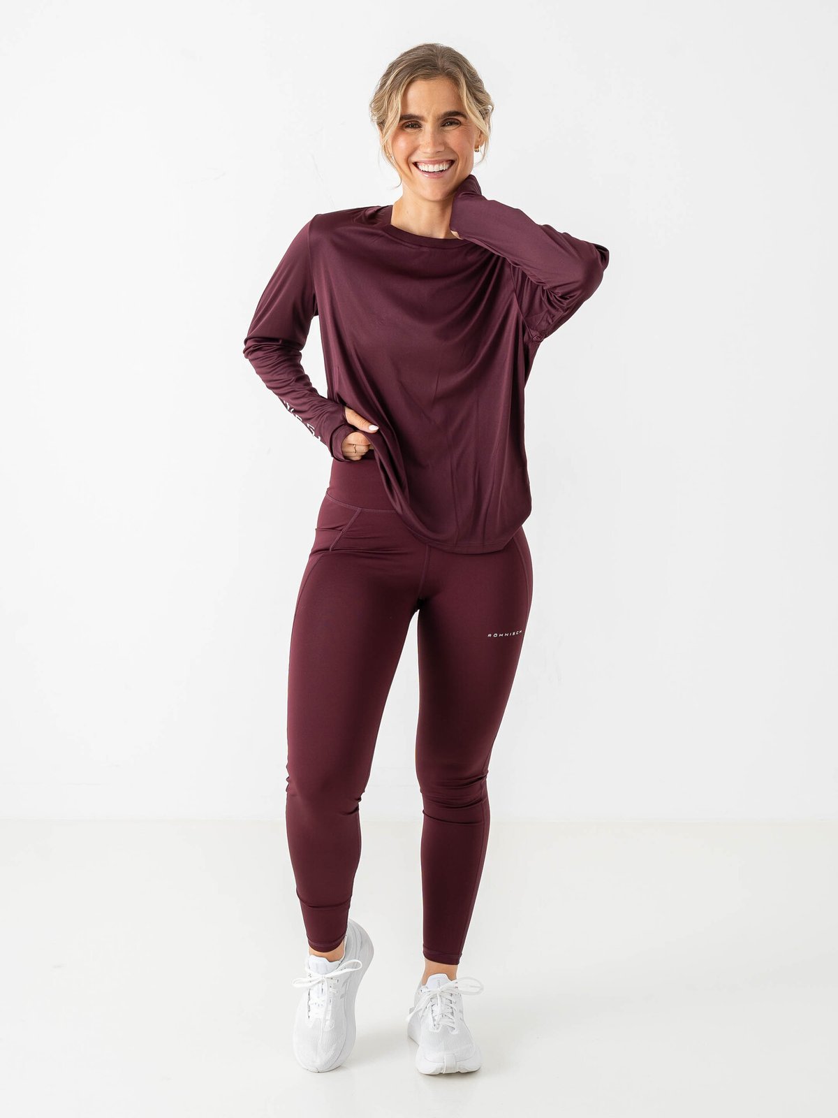Röhnisch Flattering High Waist Tights Burgunder