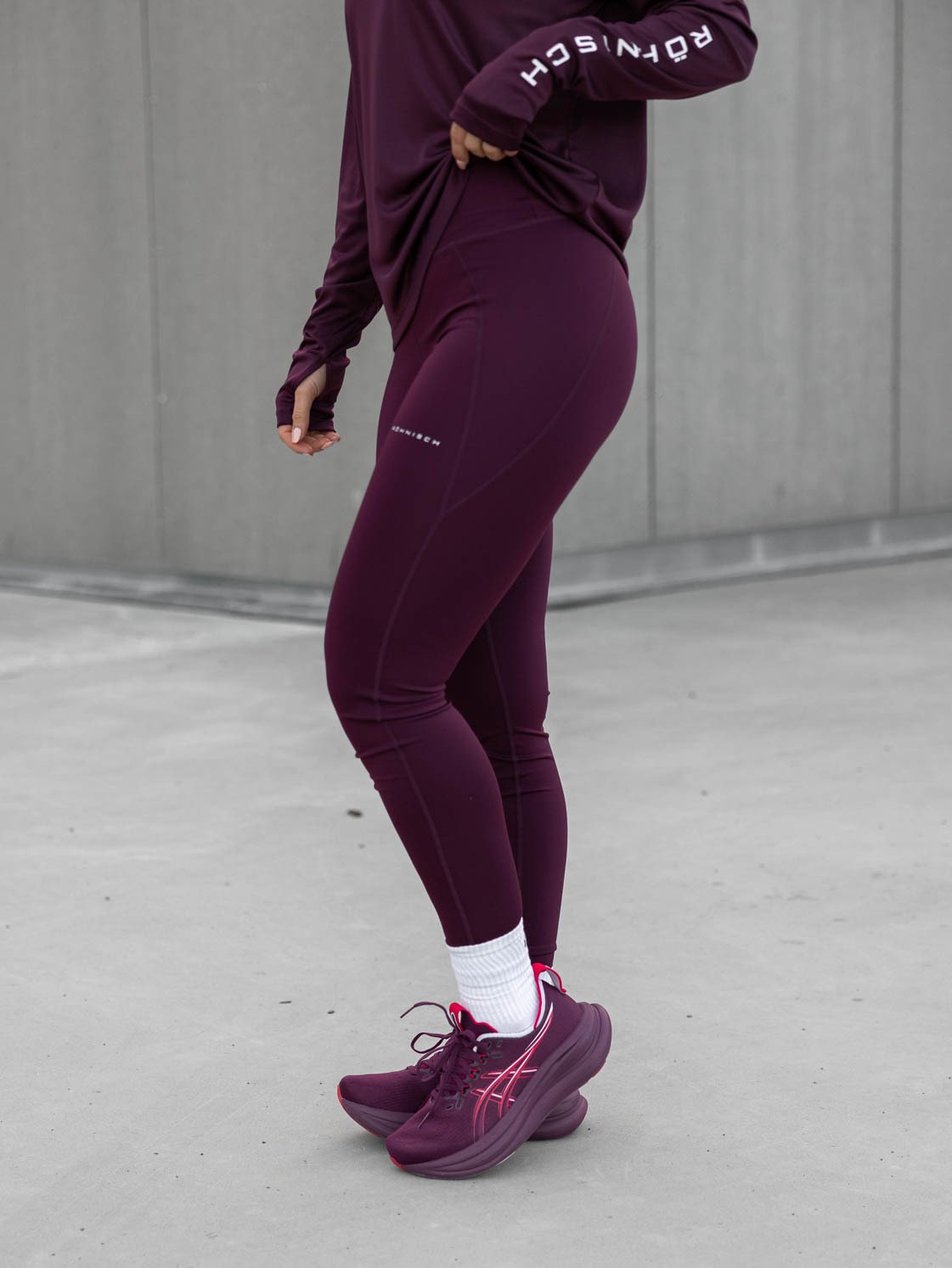 Röhnisch Flattering High Waist Tights Burgunder