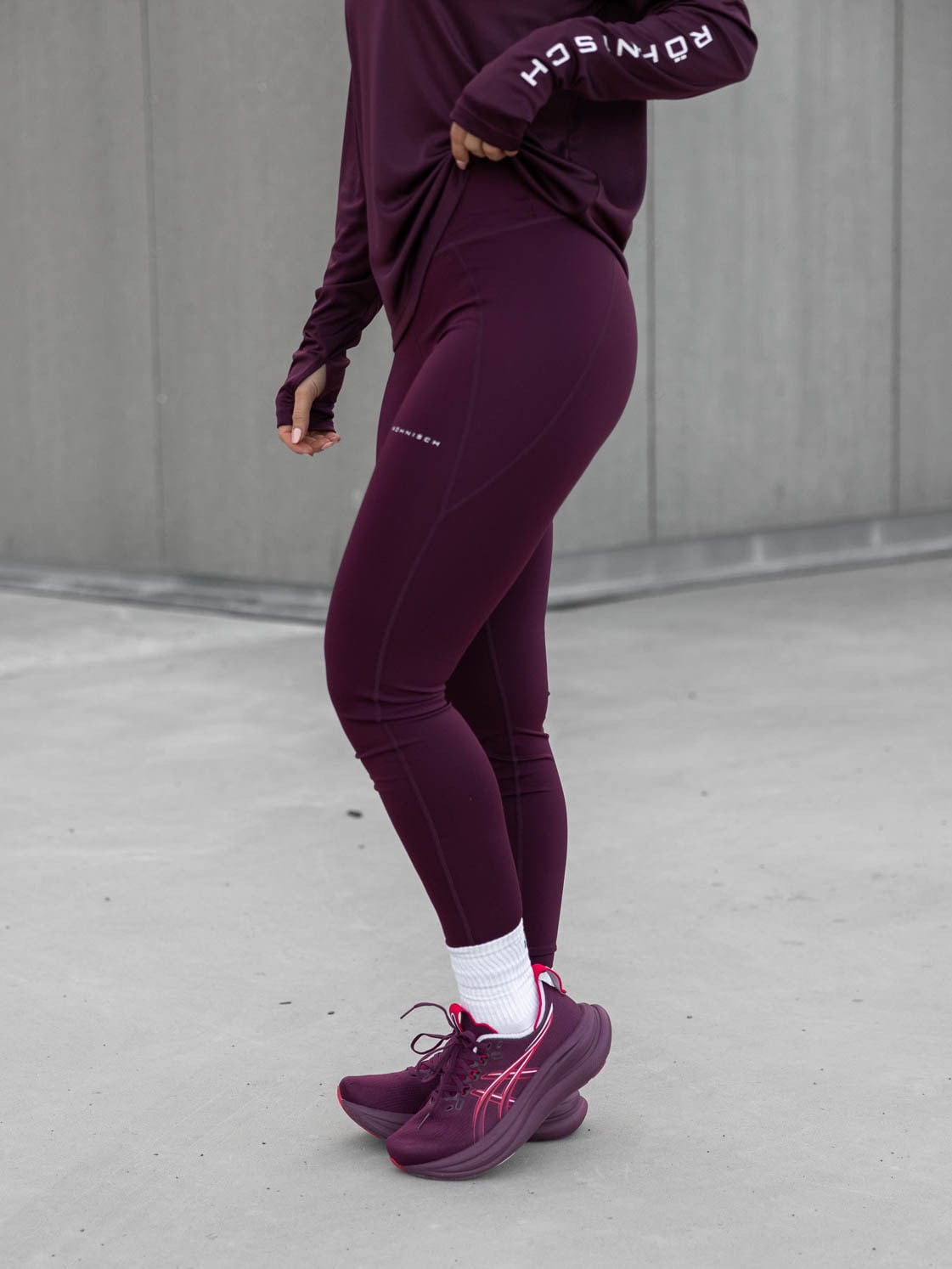 Röhnisch Flattering High Waist Tights Burgunder