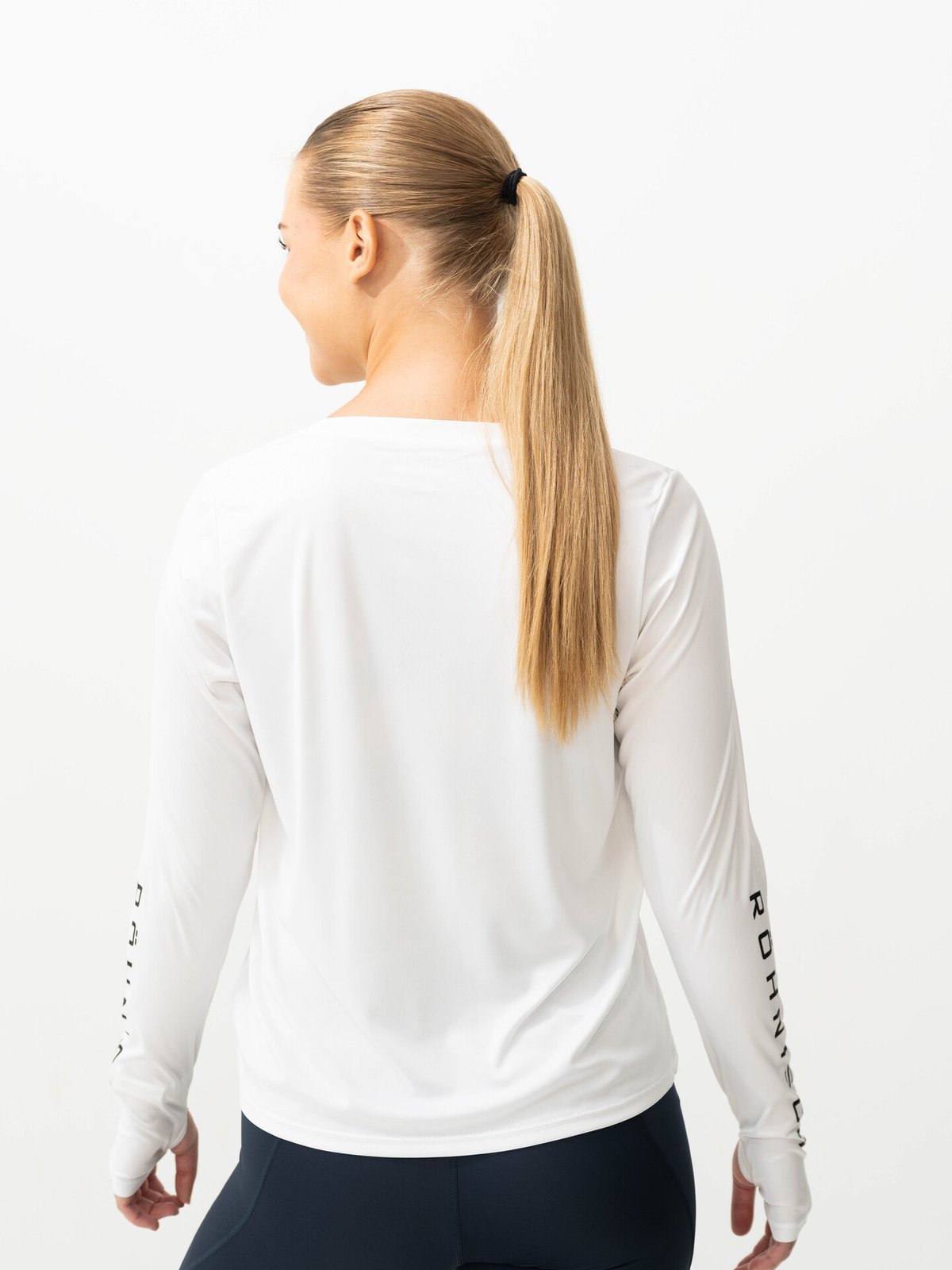 Röhnisch Team Logo Long Sleeve White