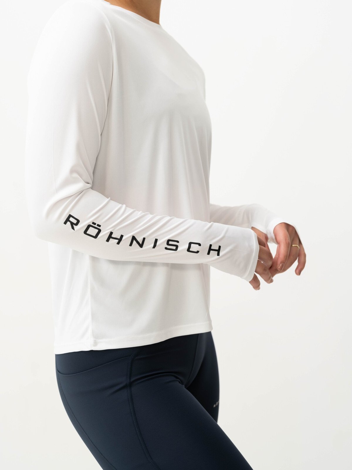 Röhnisch Team Logo Long Sleeve White