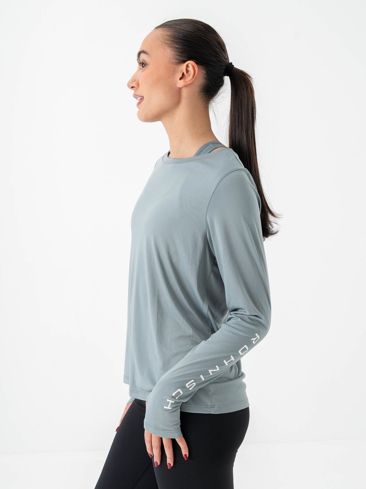 Röhnisch Team Logo Long Sleeve Stormy Sea