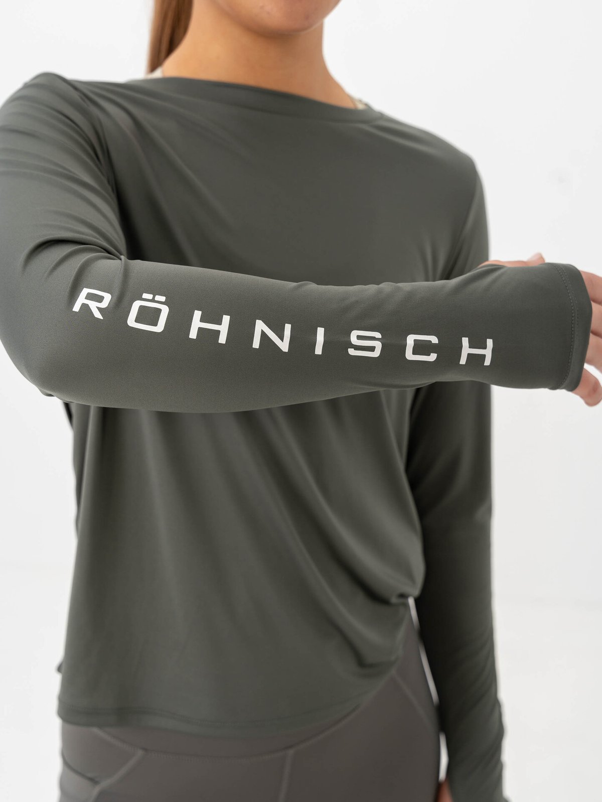 Röhnisch Team Logo Long Sleeve Gunmetal