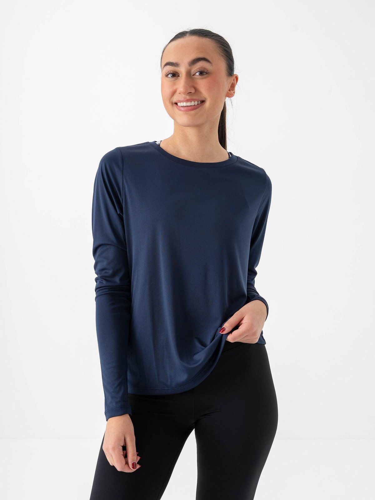 Röhnisch Team Logo Long Sleeve Indigo