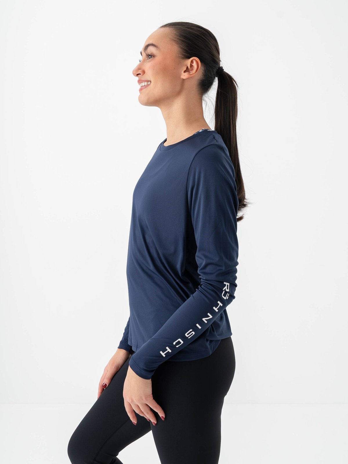Röhnisch Team Logo Long Sleeve Indigo