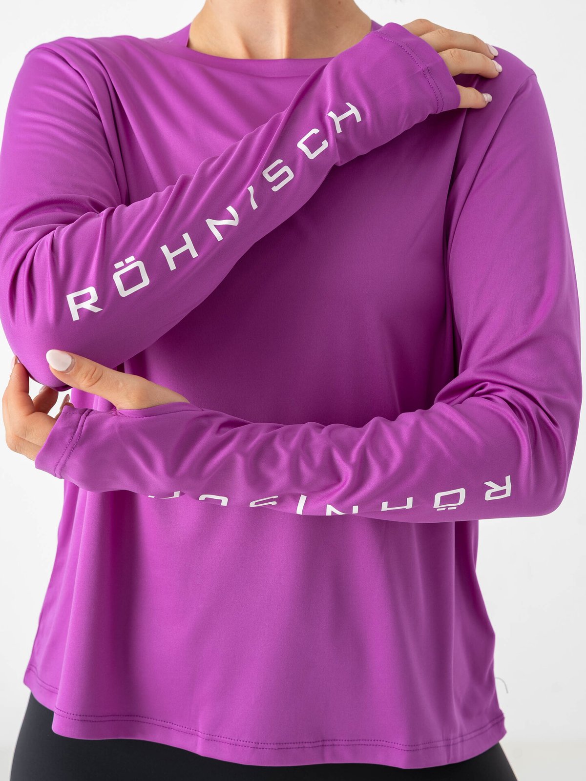 Röhnisch Team Logo Long Sleeve Rosa