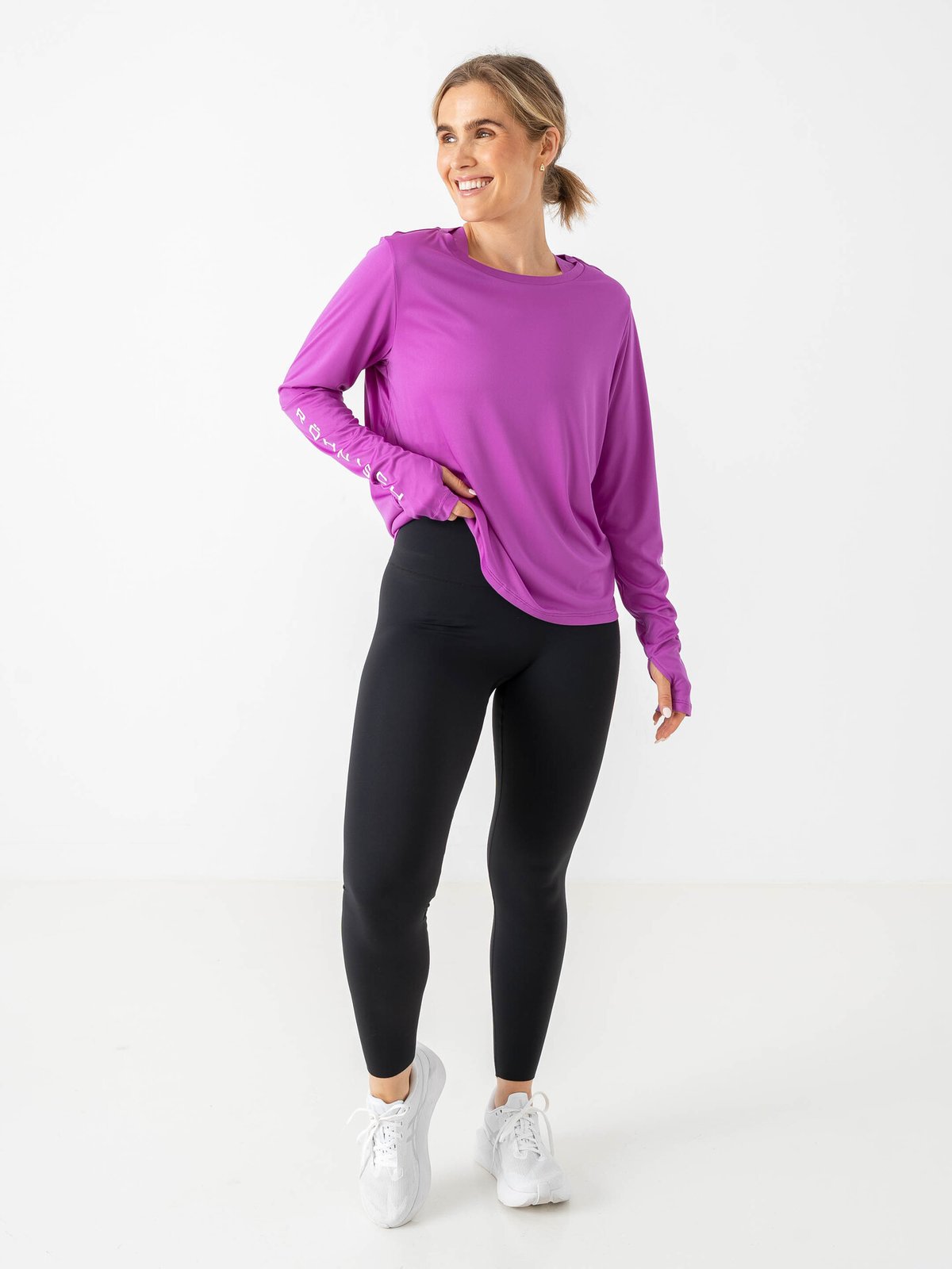 Röhnisch Team Logo Long Sleeve Rosa