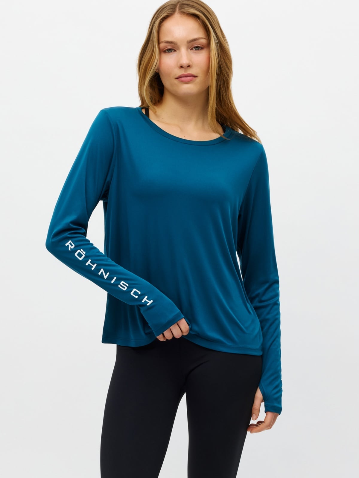 Röhnisch Team Logo Long Sleeve Blå