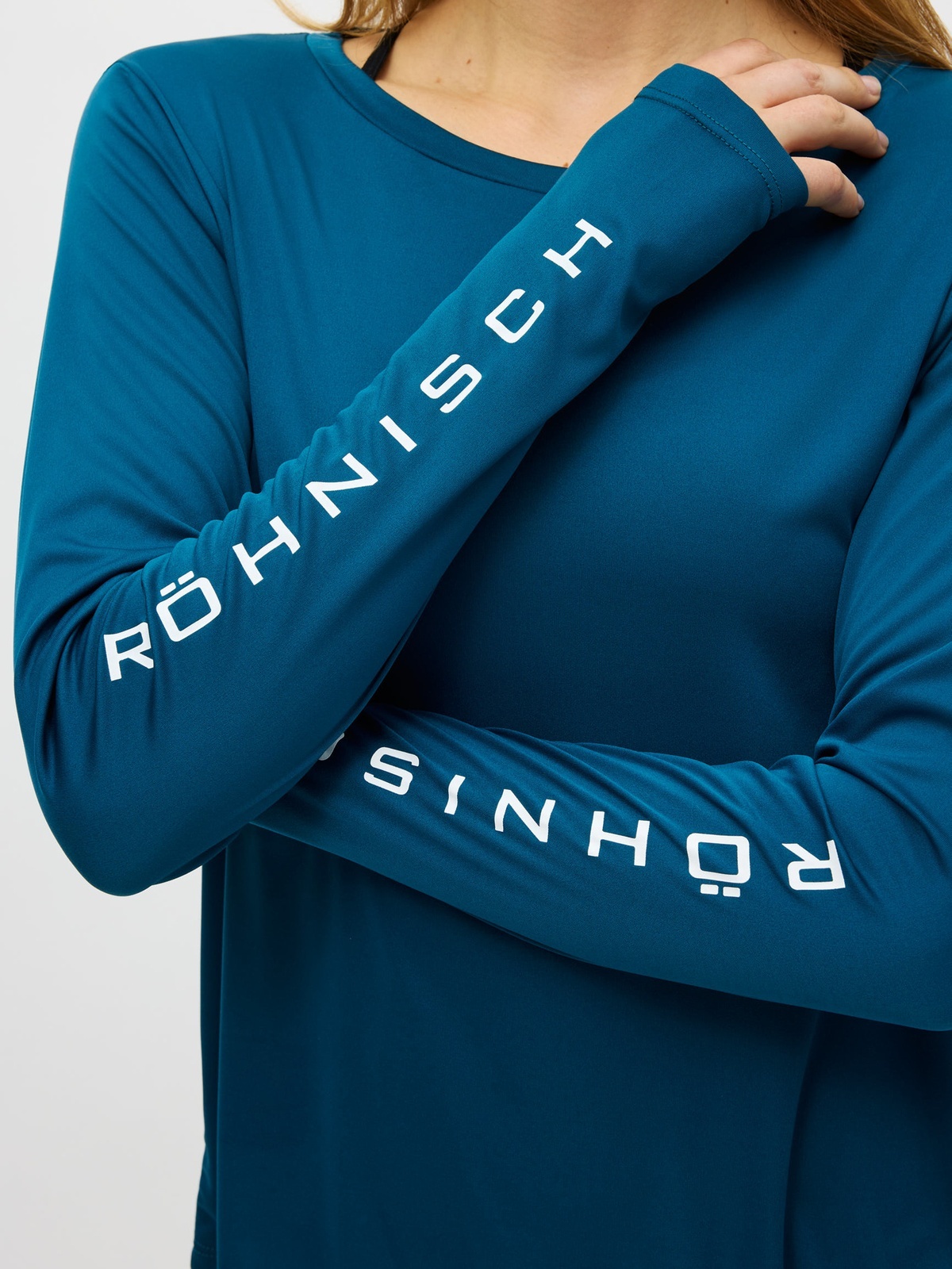 Röhnisch Team Logo Long Sleeve Blå