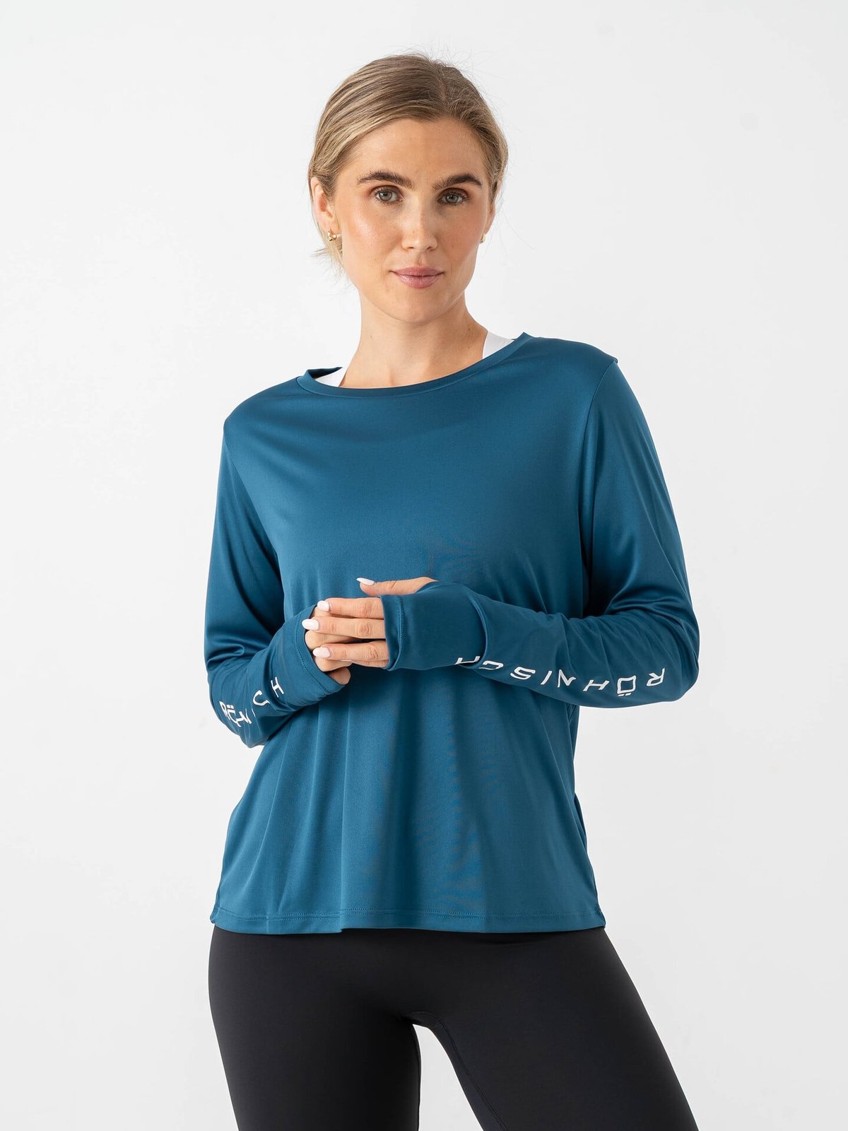 Röhnisch Team Logo Long Sleeve Blå