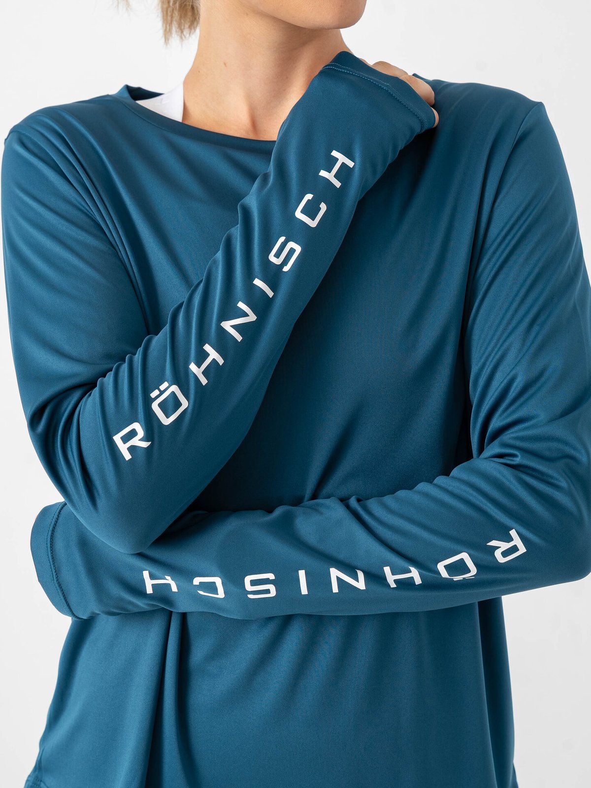 Röhnisch Team Logo Long Sleeve Blå