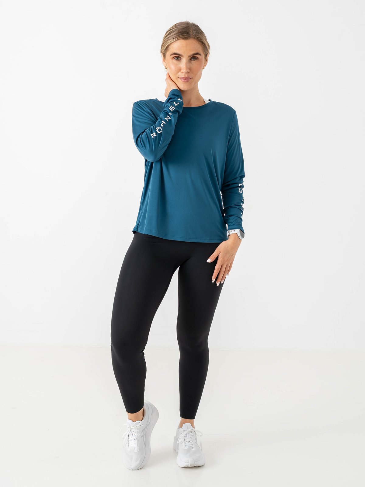 Röhnisch Team Logo Long Sleeve Blå