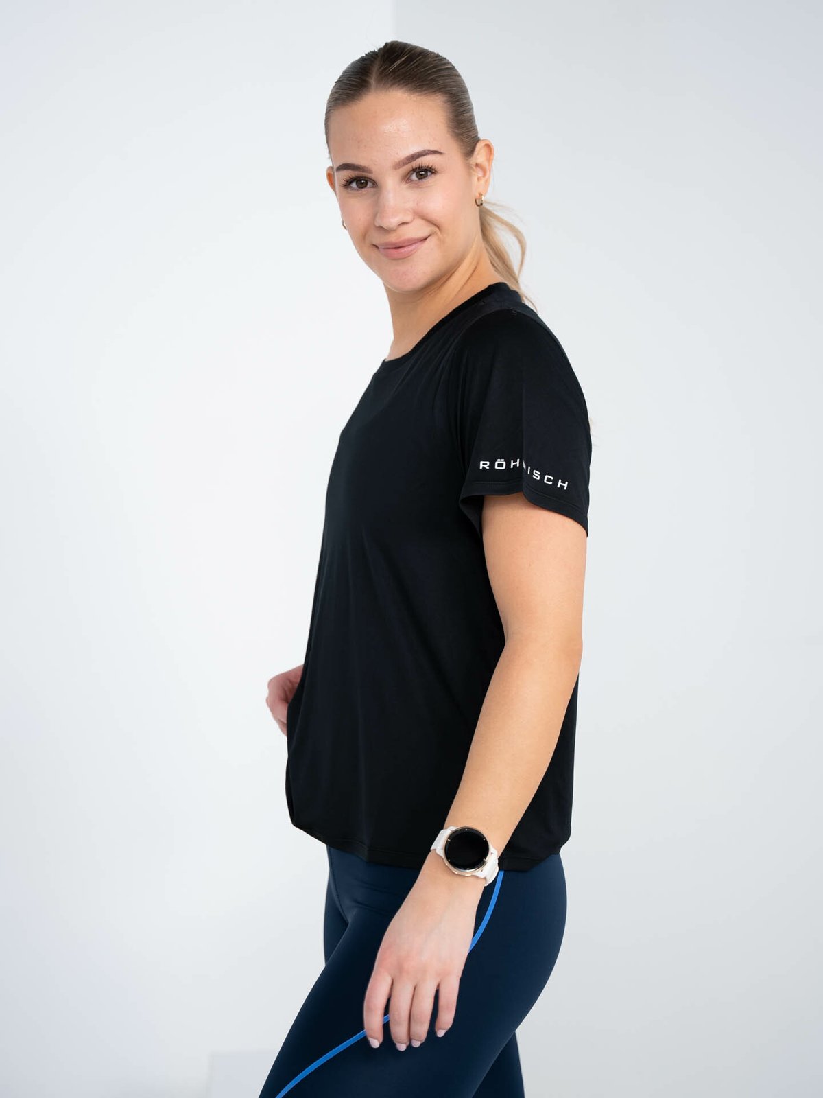 Röhnisch Team Logo Tee Black