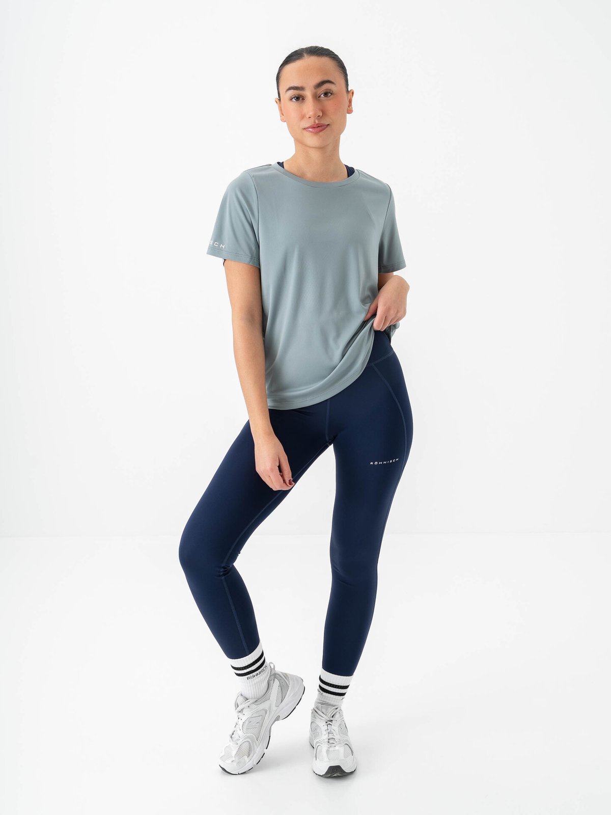 Röhnisch Team Logo Tee Stormy Sea