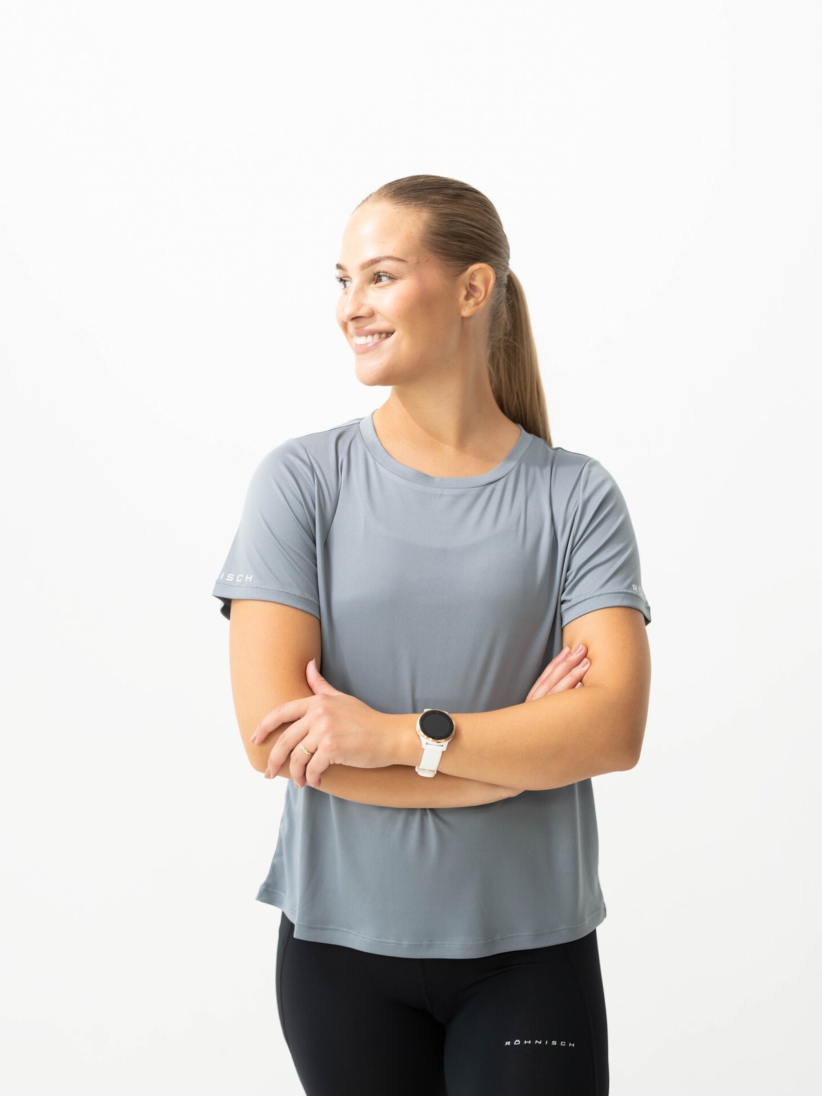 Röhnisch Team Logo Tee Flint Stone