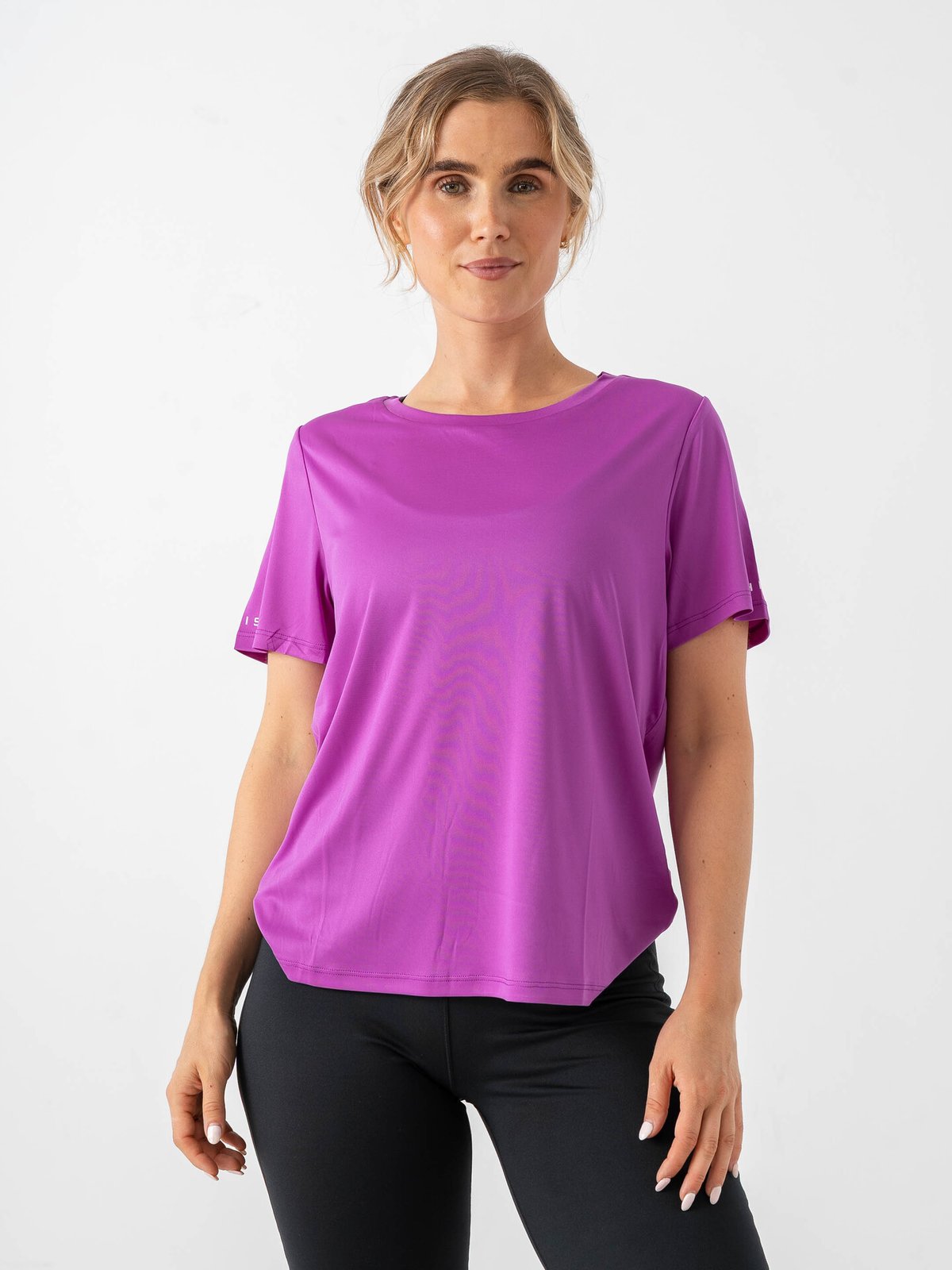 Röhnisch Team Logo Tee Purple Cactus Flower