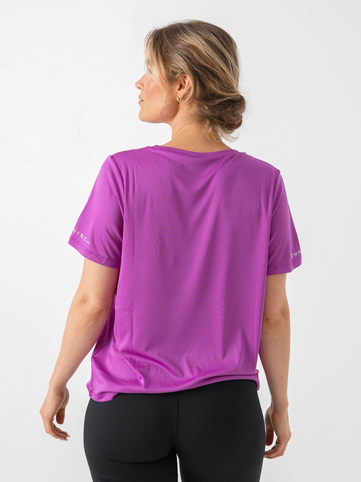 Röhnisch Team Logo Tee Purple Cactus Flower
