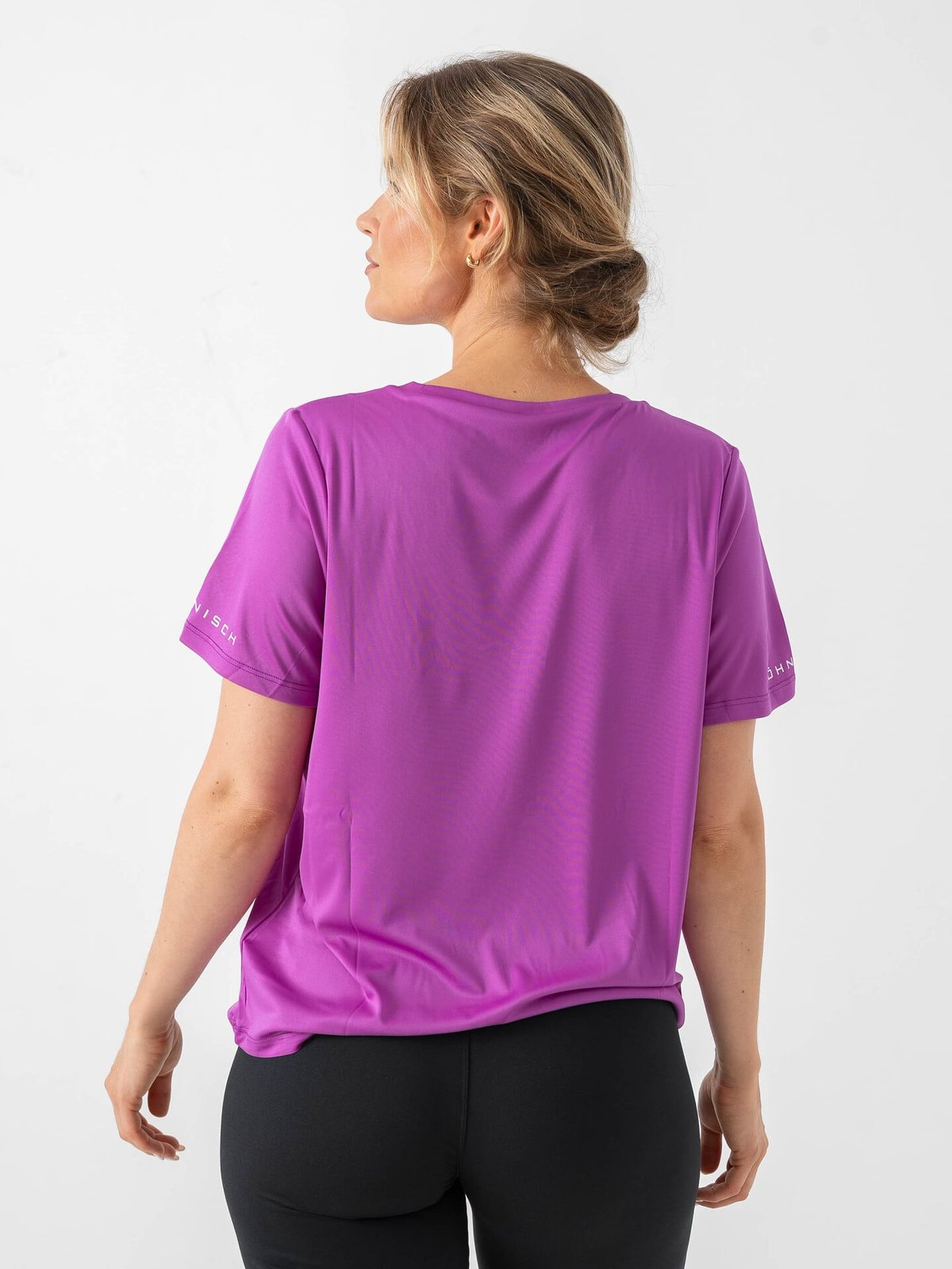 Röhnisch Team Logo Tee Purple Cactus Flower
