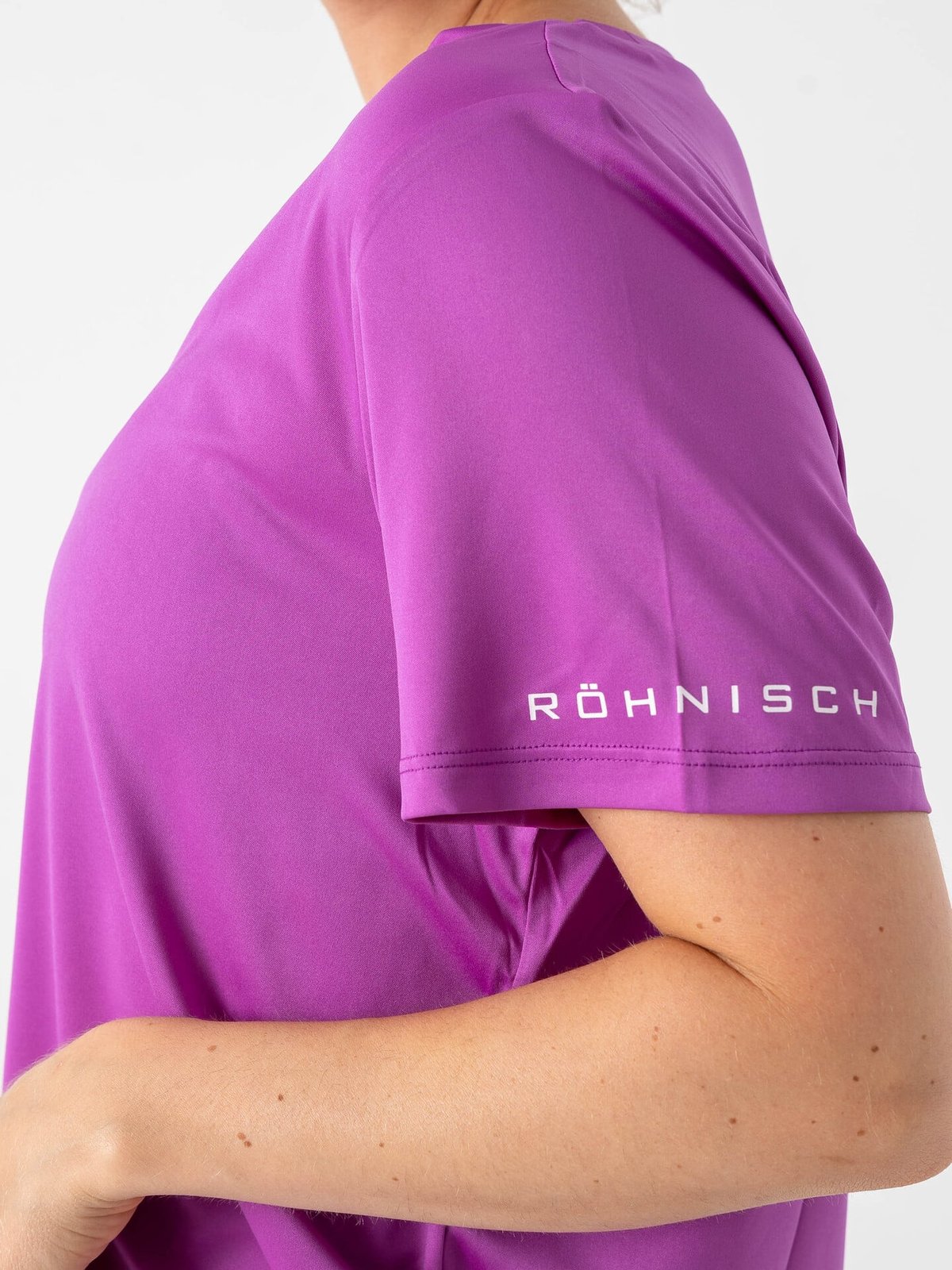 Röhnisch Team Logo Tee Purple Cactus Flower