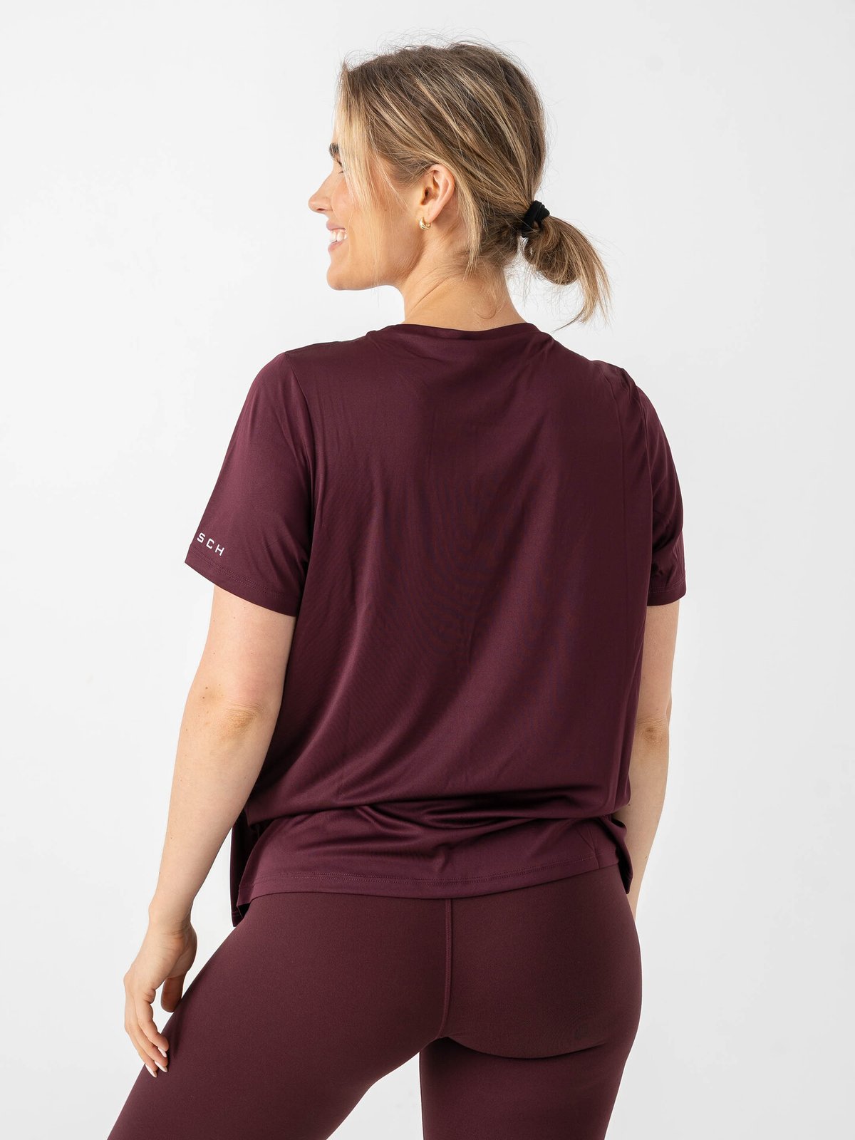Röhnisch Team Logo Tee Burgunder