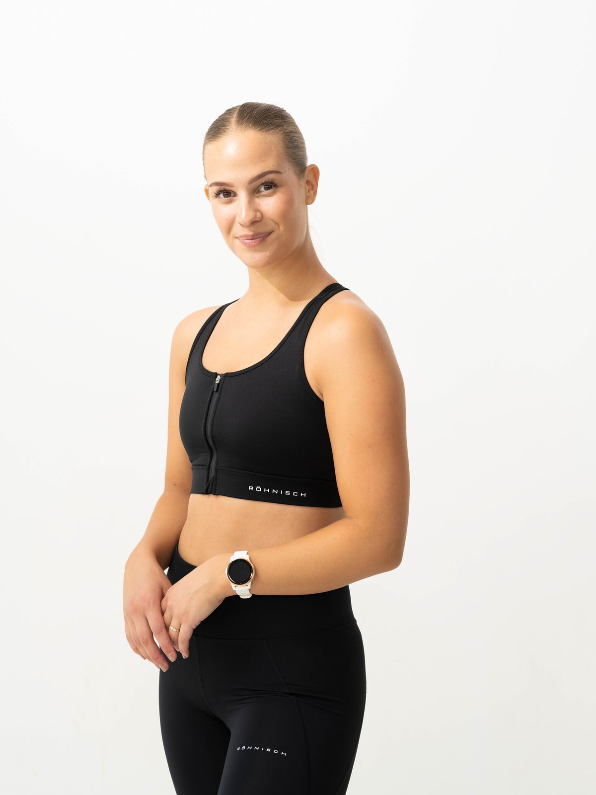 Röhnisch Essential Zip Sportsbra Black