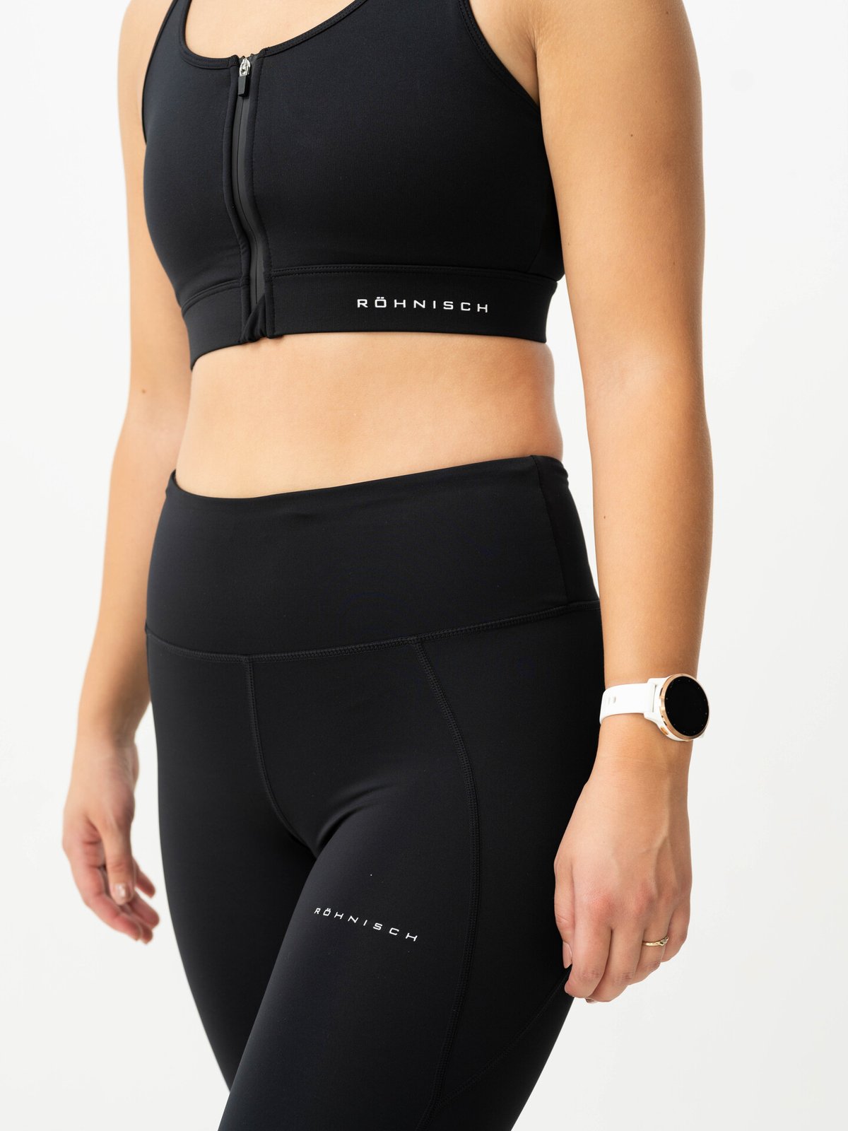 Röhnisch Essential Zip Sportsbra Black
