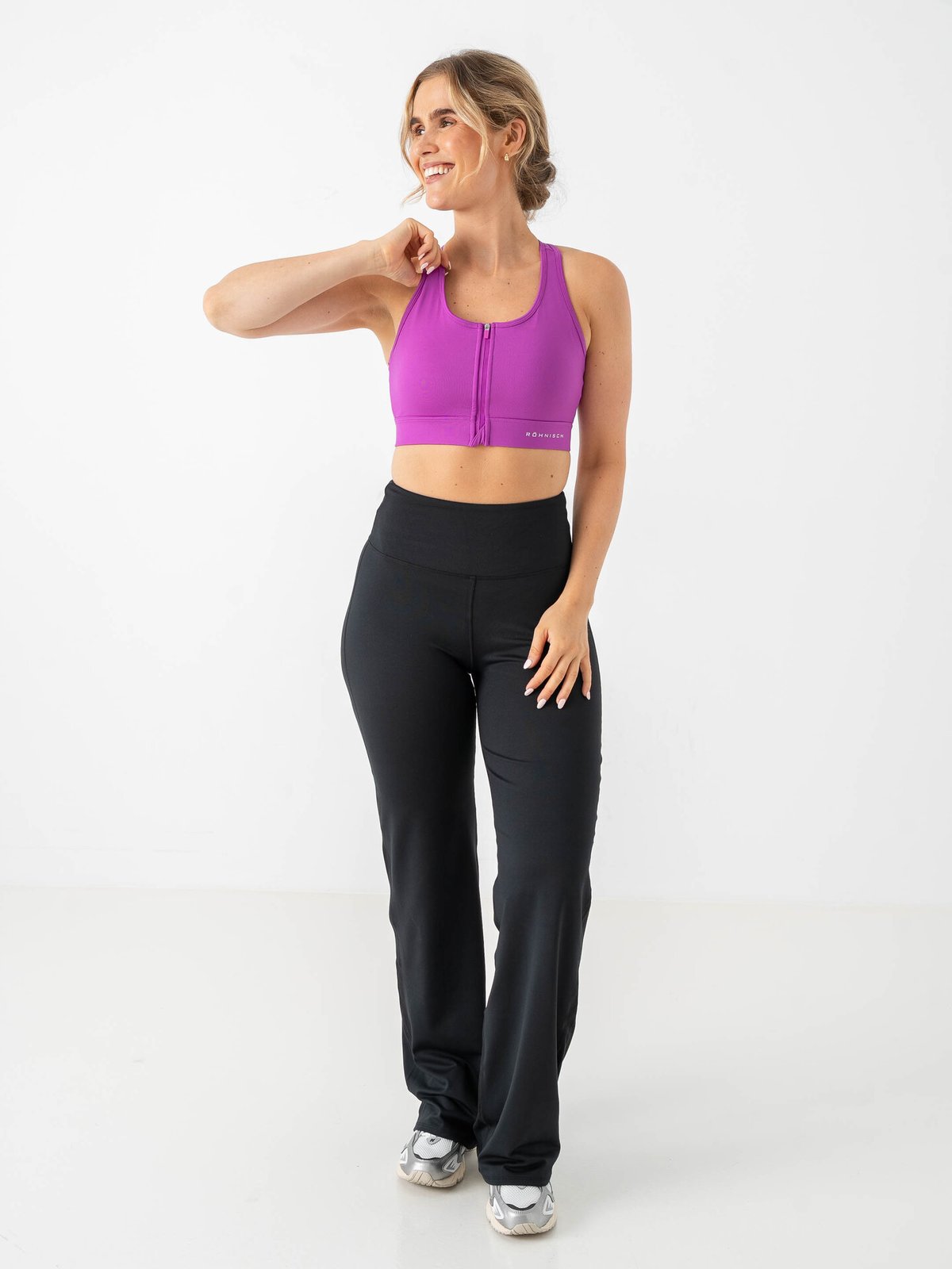 Röhnisch Essential Zip Sportsbra Rosa