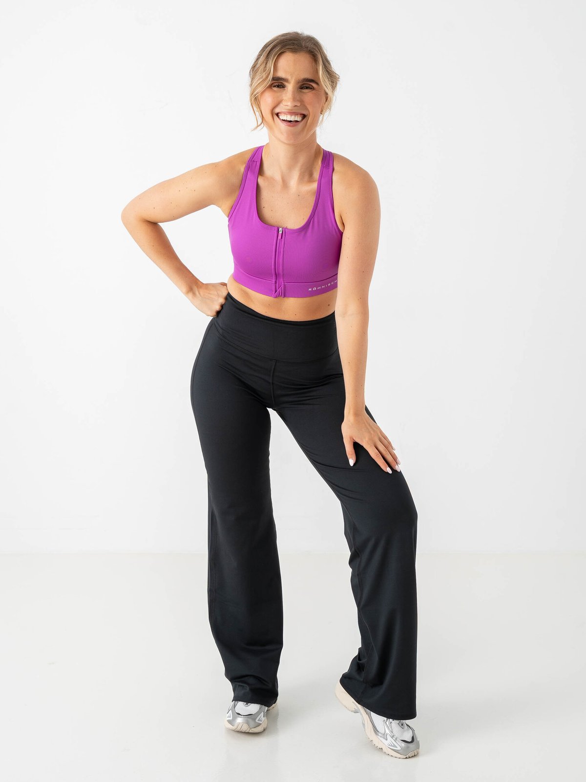 Röhnisch Essential Zip Sportsbra Rosa