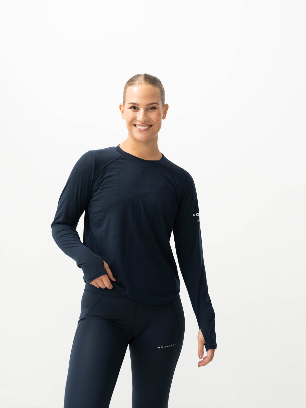 Röhnisch Clara Relaxed Long Sleeve Space Navy