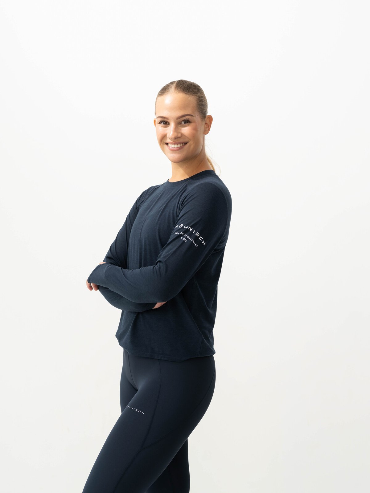 Röhnisch Clara Relaxed Long Sleeve Space Navy