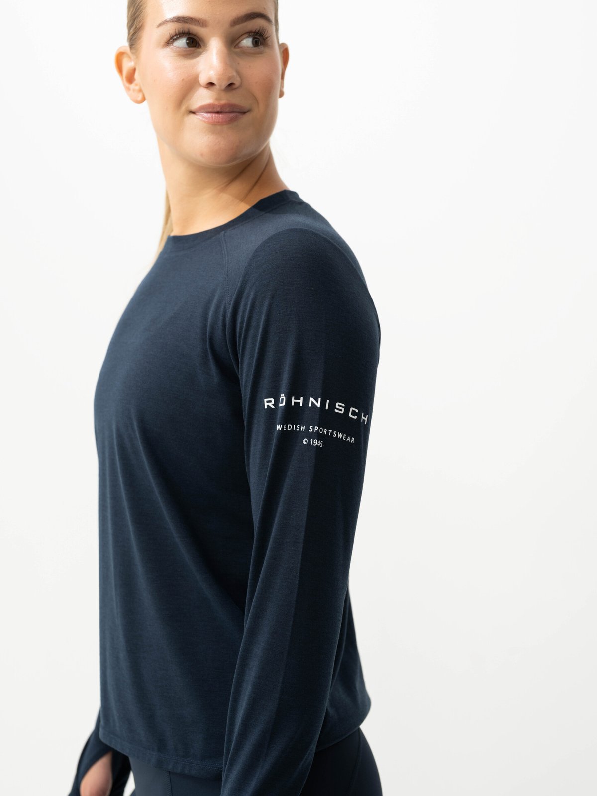 Röhnisch Clara Relaxed Long Sleeve Space Navy