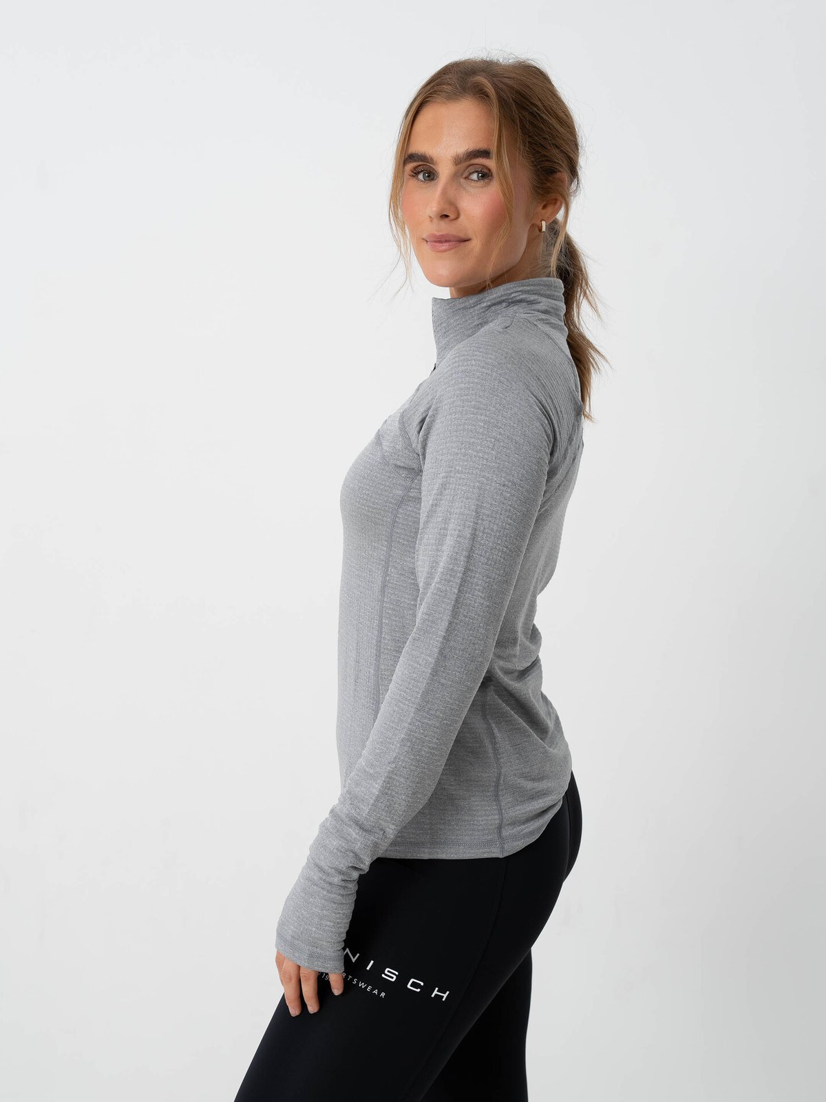 Röhnisch Insulate Thermo Half Zip Grey Melange