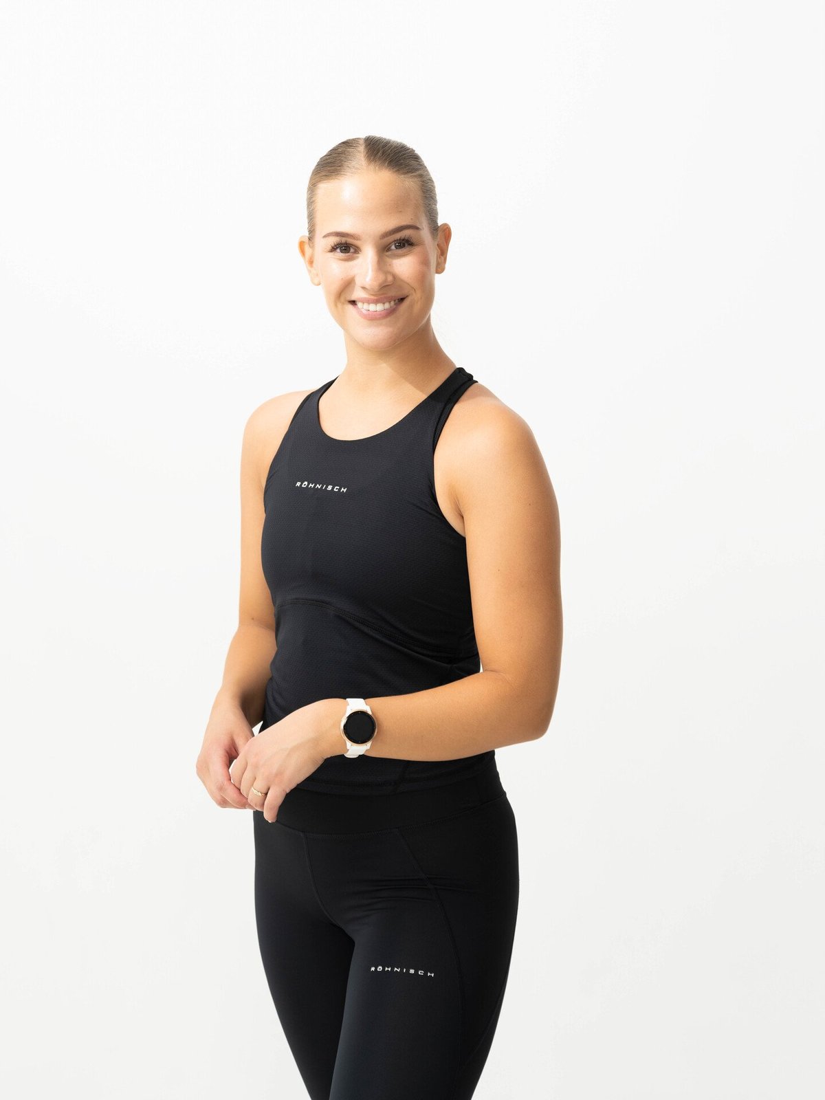 Röhnisch Jacquard Tank Black