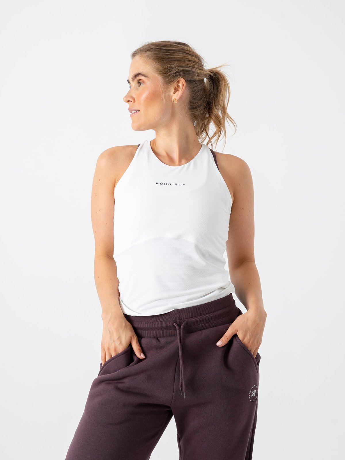 Röhnisch Jacquard Tank White