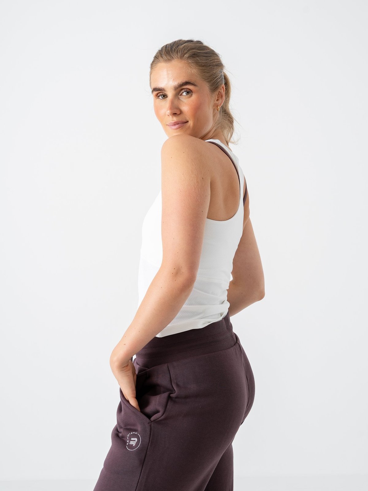 Röhnisch Jacquard Tank White