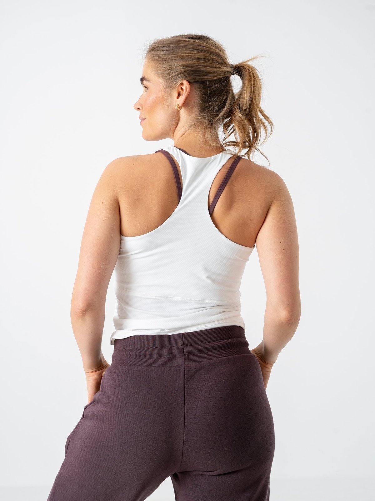 Röhnisch Jacquard Tank White