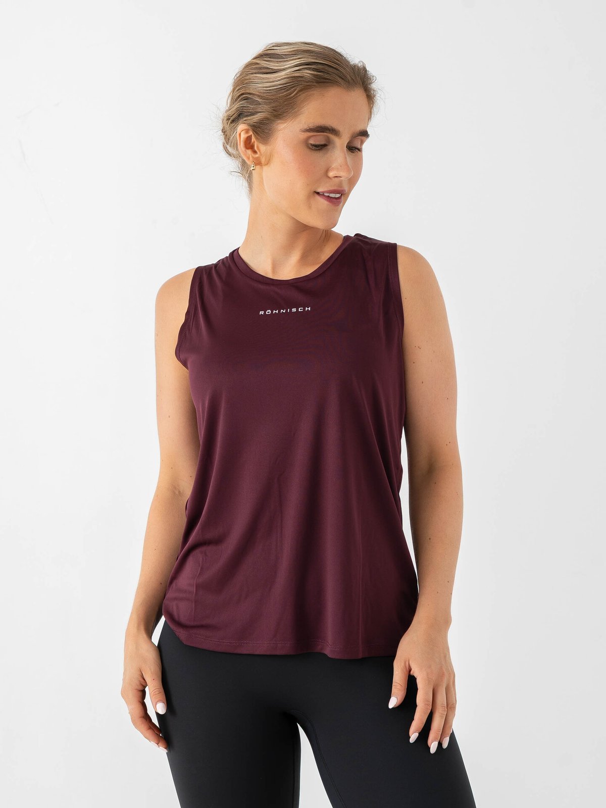 Röhnisch Jacquard Tank Burgunder