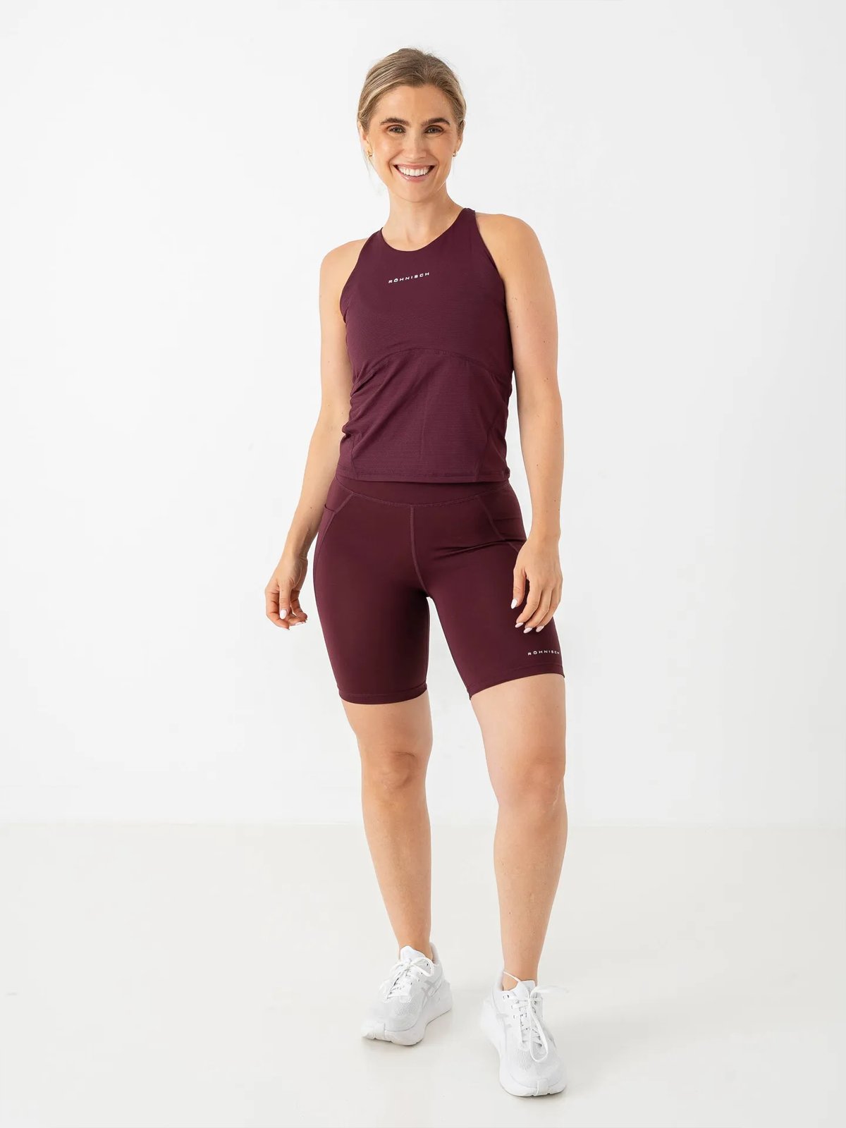 Röhnisch Jacquard Tank Burgunder