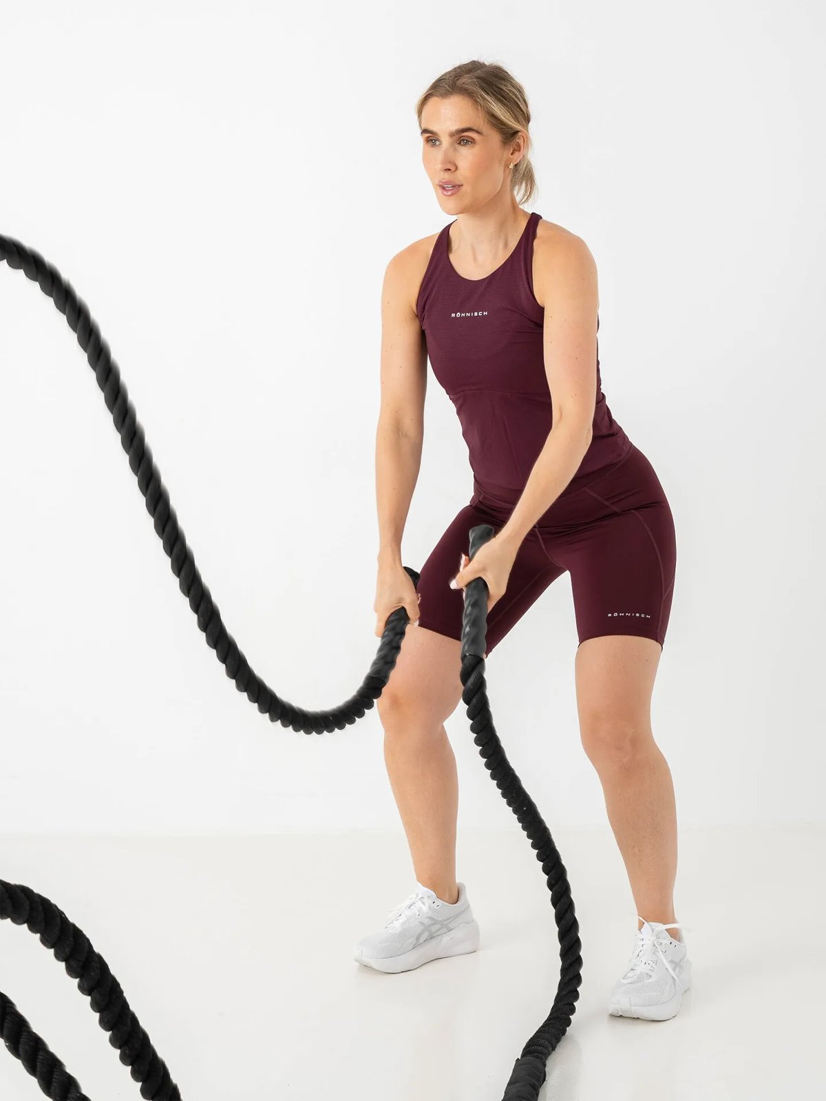 Röhnisch Jacquard Tank Burgunder