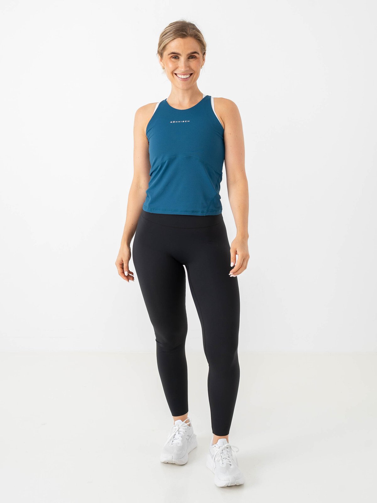Röhnisch Jacquard Tank Blå